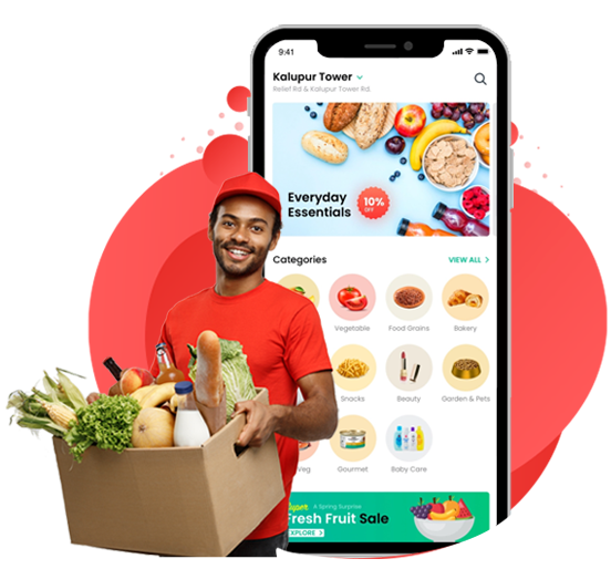 uber for grocery essential required business screen