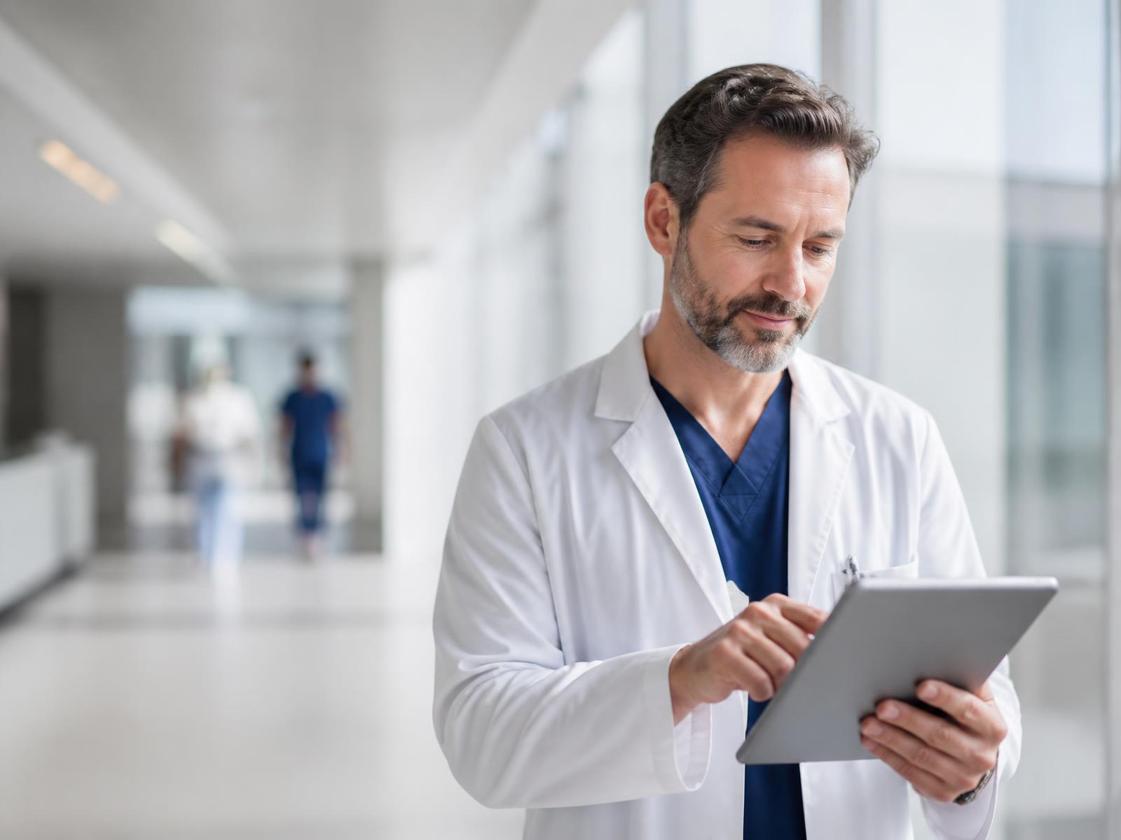 Enterprise software architecture illustration